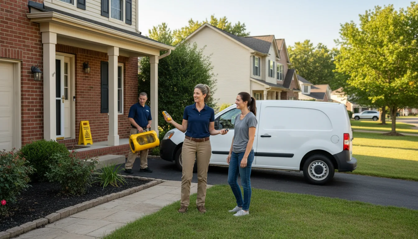Water restoration image for Home Water Damage Repair in Monteagle, TN